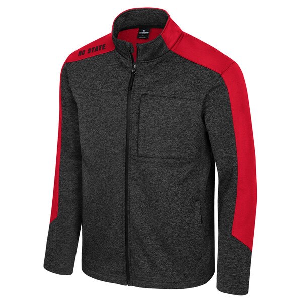 Black/Red Full Zip Jacket - NC Stat